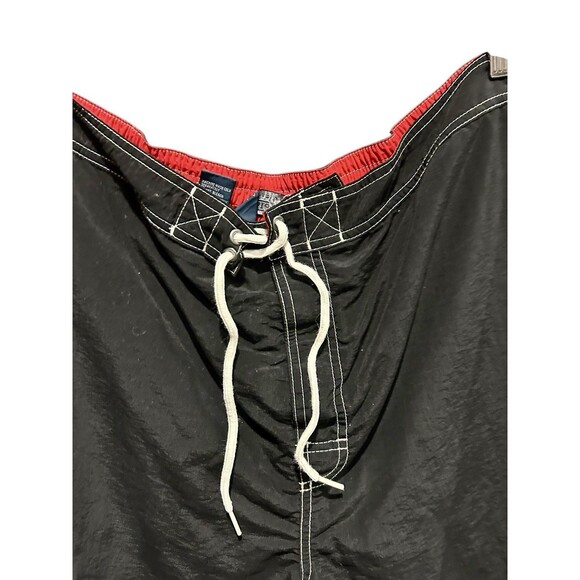 Vintage Polo Ralph Lauren Men’s Swim Trunks Black White Stitching Sz Xl 90s Y2K - Picture 3 of 7